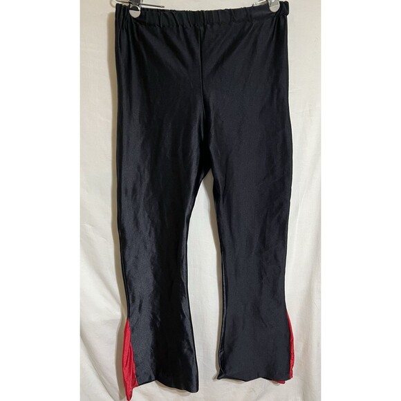 Vintage Theater Theatrical Skips Stewart Black Red Pants Show Circus Dance flare - Picture 1 of 4